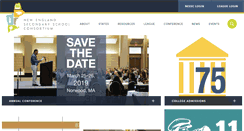 Desktop Screenshot of newenglandssc.org